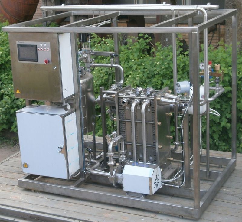 Пастеризационно-охладительная установка с электрическим нагревом А1-ОПЭ-1500