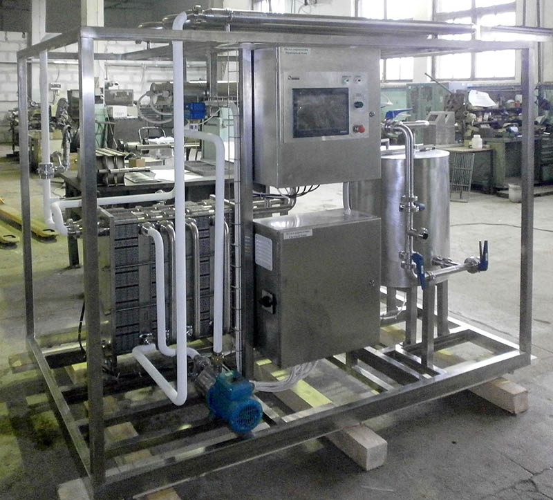 Пастеризационно-охладительная установка с электрическим нагревом А1-ОПЭ-3000